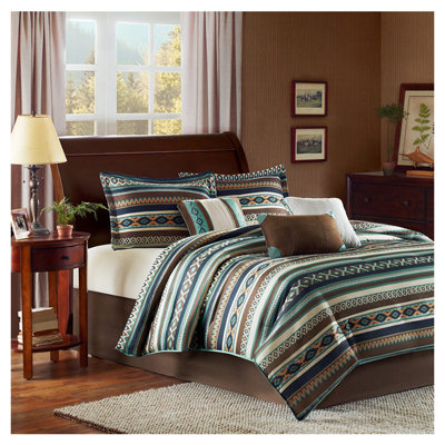malone 7 piece comforter set blu malone 7 piece comforter set blu